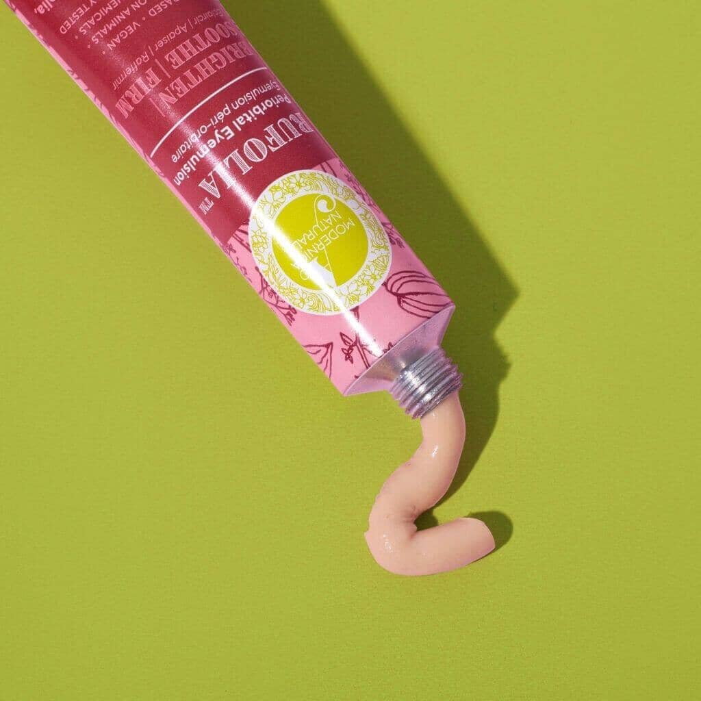 Rufolia Periorbital Eyemulsion - Brighten, Soothe & Firm Under-Eyes with Manjistha, Aloe Vera, Niacinamide & Hyaluronic Acid Eye Cream A Modernica Naturalis