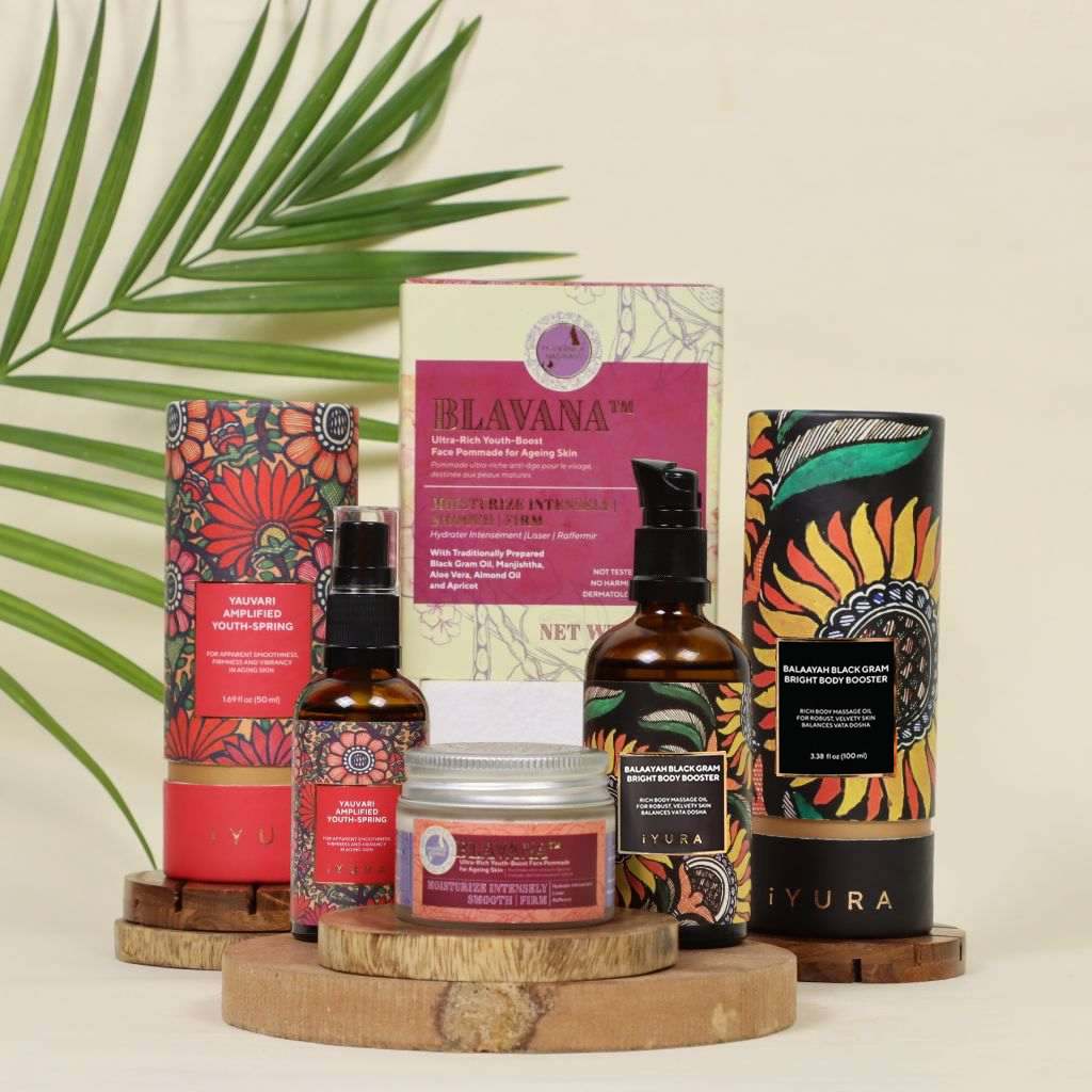 Trío Facial y Corporal de Lenteja Negra de The Ayurveda Experience — Con el Poder de la Lenteja Negra - Nuevo Aroma en el Aceite Corporal(The Ayurveda Experience Black Gram Edit)